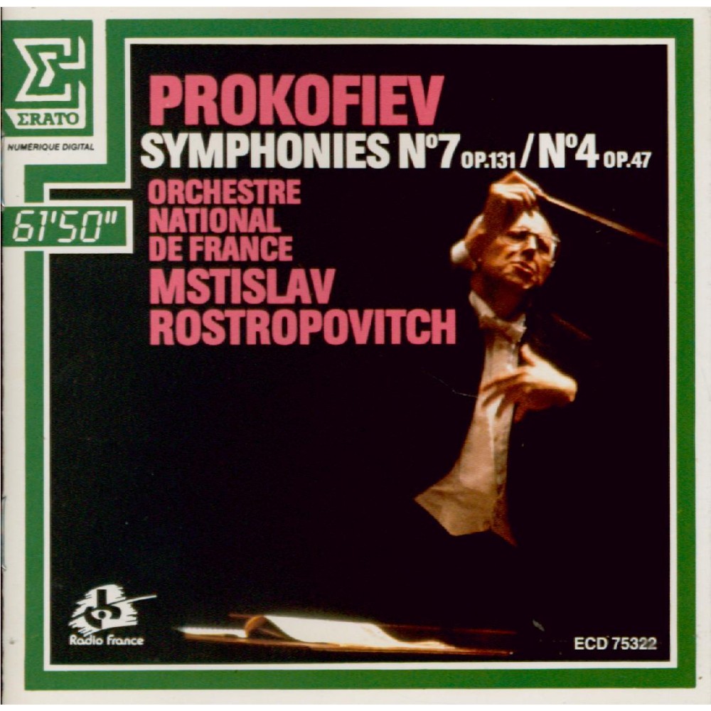 PROKOFIEV - Rostropovich - Symphonie n°7 en do bémol mineur op.131